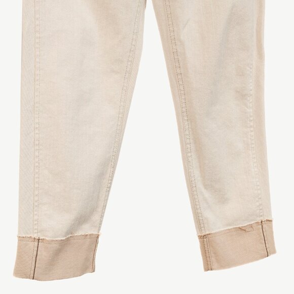 Brunello Cucinelli SS/20 Cream Monili-Bead Distress-Cuff Jeans - Picture 6 of 13